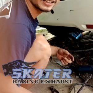 Tailpipe variasi ujung kenalpot Diesel/Bensin PNP JS RACING stainless