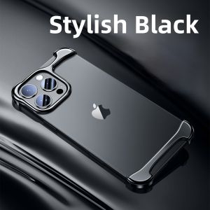 COUNTLESS | iPhone 16 Pro Max Metal Frameless Protective Shell Shockproof Heat Dissipation Simplicity Design Custom Creative Design