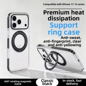 Divi | Ice Ring Cooling Ultra-Thin Drop-Resistant Magnetic Clear Protective Case Stand