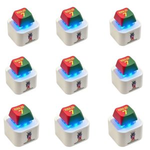 Bandai | New Cristiano Ronaldo Button Sound and Light Stress Relief Keyboard Keychain Ins Prank Gag Creative Gift Anime
