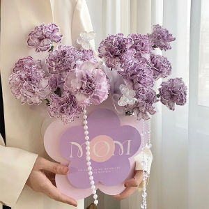 3Pcs Foldable Flower Box DIY Bouquet Wrapping Box for Valentines Day Birthday Wedding Gift Packing Paper Box