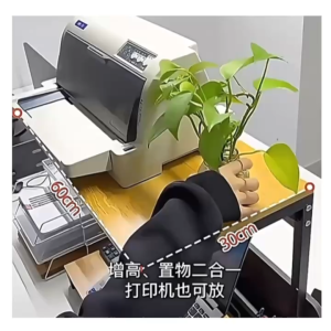 AI Home💕ชั้นวางอเนกประสงค์ ชั้นวางจัดระเบียบโต๊ะ วางจอคอมพ์ เคลื่อนย้ายสะดวก ประหยัดพื้นที่ในห้อง บนโต๊ะ