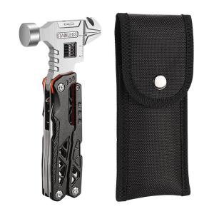 Multipurpose Foldable Tool with Hammer and Pliers for Camping