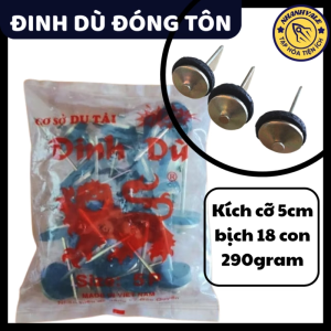 Đinh dù đóng tôn mái nhà - bịch 350g (khoảng 18 con) dài 5P