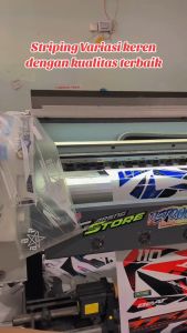 STRIPING VARIASI CB 100 / STIKER LIST VARIASI HONDA CB 100 CUSTOM NAMA