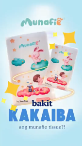 Munafie Pull Down Facial Tissue Paper 4 Ply Large Size Soft & Smooth Toilet paper 1280 Sheets/ Pack