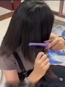 MooeKiss หวีตรงผมไฟฟ้าไร้สาย USB 2 in 1 หวีตรงผมแบบพกพา หวีตรงผมไฟฟ้า