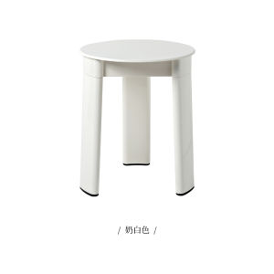 Nordic Mid-Century Modern Small round Stool Designer Living Room Low Chair Home Decorative Furniture Simple Artistic Style