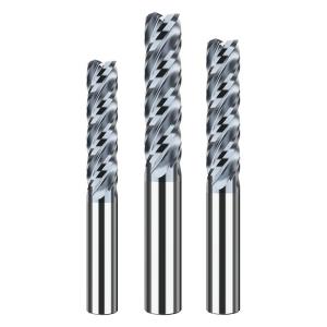 HUHAO | Stainless Steel Specialized Extended Tungsten Carbide End Mill 70 degrees 4 blades