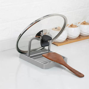 1pc Pot Lid Holder Suitable For Placing  Pot Lids To keep The Countertop Dry And Prevent Water Stains From Dripping Kitchen Tool