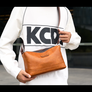 WEIXIER D802 Tas Selempang Pria Kulit Crossbody Sling Bag Anti Air WX-OS