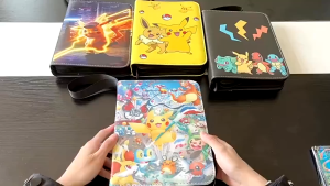 SG（Ready Stock)Pokemon Card Album Card Book Vmax Gx Playing Card Compatible Box Zipper Album Book