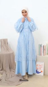 GAMIS SET OUTER VELVET DRESS KONDANGAN RHEIN