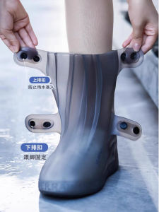 Tất Đi Mưa Chống Trượt Chống Thấm Nước Dày Chống Mài Mòn Cho Nam Và Nữ Giày Đi Mưa Di Động Dùng Nhiều Lần Tất Đi Mưa