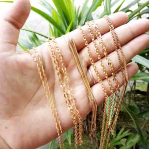 Kalung Dewasa Titanium awet tahunan anti karat selamanya