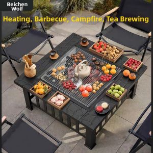 BEIANLANG | Versatile Outdoor & Home Firepit Set Carbon Enhanced