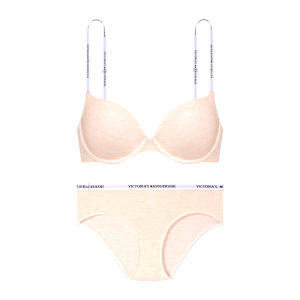 SHIYE | Poetic Leaf Summer Backless Bra Set Womens Gathered Small Chest Appears Large Anti-Sagging Side Breast Removal Top Thin Bottom Thick Bra Set