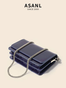 กระเป๋าสะพายข้างหนังขนาดเล็กแบบสะพายข้างสำหรับผู้หญิง กระเป๋าสะพายข้างแบบสะพายข้างแบบโซ่ขนาดเล็ก กระเป๋าสะพายข้างแบบลำลองสำหรับฤดูใบไม้ร่วง