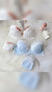 『Ship from MY』Japanese Plus Size Panty Underwear Beads Comfortable Ribbon Embroidery 大码内裤 M L XL XXL