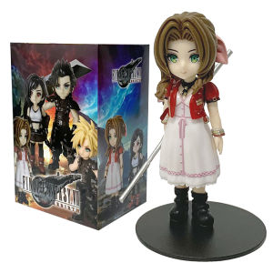 Bandai | Final Fantasy VII Rebirth Merchandise Q Chocobo Figures of Tifa Zack Cloud and Aerith Plush Toys and Keychain Gifts