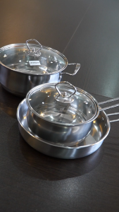 Dreepor Induction pots and pans non stick cooking ware set Cookware Set 3 pcs Cookware Induction Cooker Pot