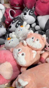 Thú nhồi bông ôm ngủ hình thỏ khủng long cáo hồng đáng yêu - Size từ 50cm đến 90cm - Quà tặng gấu bông thỏ lông mịn cho bé.