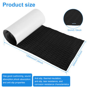 1200x300x5mm EVA Foam Boat Flooring Decking Sheet Self-Adhesive Boat Flooring Mat Non Slip Boat Deck Carpet Pad For Motorboat