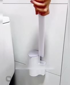 Disposable Toilet Brush Household Toilet Cleaning Brush with No Blind Spots Wall-mounted for Easy Cleaning in Bathroom