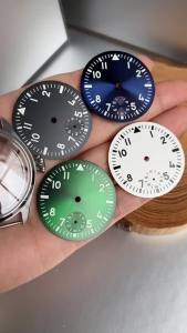 Tandorio | Vintage Pilot Watch Case 42MM 316L Stainless Steel Sapphire Glass Fit for Seagull ST3620 ETA 6498 Hand-windig Movement MOD Parts