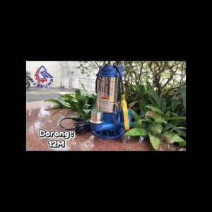 MAXPUMP Pompa Celup Air Kotor 3inch Pompa Air Manual Sewage Pump Auto 220V Pompa kuras 2hp 1500W