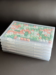 Transparent A4 Keycap Storage Box Large Capacity Dustproof Mechanical Keycap Display Box Desktop Organizer Ermantong Brand