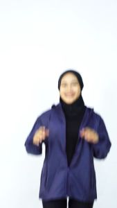 Jaket Parasut Olahraga Wanita Casual