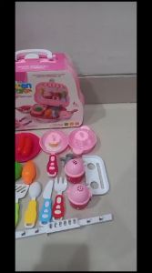 Mainan Masak Masakan Anak Mini Kitchen Ware Set Suitcase MasakMasak