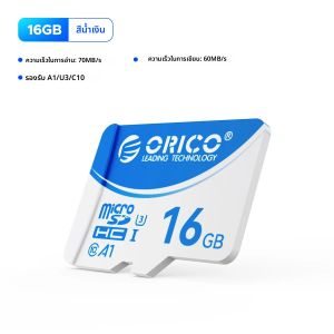 ORICO T3 128GB microSDXC UHS-I การ์ดหน่วยความจํา อ่าน 70MB/s เขียน 60MB/s การเข้ารหัส UHD 4K U3 Class10 V30 A1 Micro SD