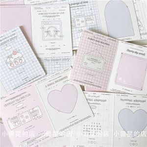 Mini Folding Card Star Wish Bag Pink Blue Series Gift Packaging Material Simple Card Festival Supplies Card Envelope