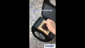 SONIFER Sandwich Maker Pemanggang Roti Alat Pembuat Sandwich model Garis SF-6186