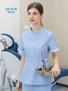 GELICAI | Women Short Sleeve Lightweight Round Neck Separable Set Long Sleeve Nurse Uniform