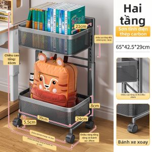 Giá Đựng Sách Gấp Bên Cạnh Bàn