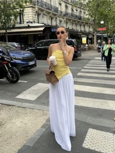 Zhaolin Asymmetrical Tube Top Tops Stylish Niche Temperament Chic Sleeveless Slim-Fitting New Summer Women