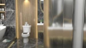 LALA Multi-layer Storage Rack Toilet Shelf Washing Machine Rack Bathroom Organizer Shelf Multi-functional Waterproof Moisture-proof Space Saver