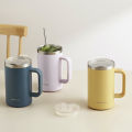 LocknLock แก้วน้ำเก็บอุณหภูมิ Flat Table Mug ความจุ 730 ml. รุ่น LHC4320. 