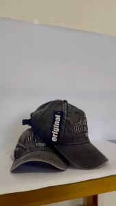 KotoTuoStore-Topi Baseball Bordir Outstand Distro Sport Pria Wanita Bahan Denim Wash