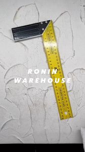 ATS Siku Tukang Kuning Tebal 12 Inch Penggaris L Besi Angle Ruler 90