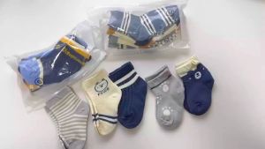 Kids Tree 5-Pair Cotton Blend Toddler Socks Set with Cute Animal Designs for Boys & Girls 0-6 Years