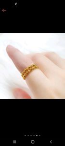 Cincin Wanita 24k Rodium Cincin Wanita Ulir CXA45