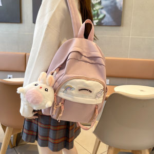 Childrens Backpack Girls Traveling Double Shoulder Bag Kindergarten Students School Bag Lightweight Waterproof Polyester