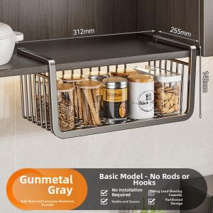 Multi-Level Hanging Storage Shelf No Drilling