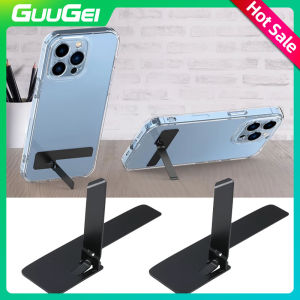 GUUGEI Ultra-Thin Invisible Back Stick Mobile Phone Support Metal Durable Quick Install Phone Holder Rack for ip Android Dropship