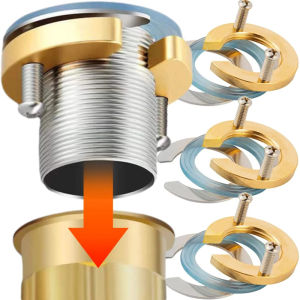 Faucet Tightening Nut C Type Fastening Antiloosening Washer Replacement Single Hole Tap Fixing Fittings Kit for Kitchen Wash Sink