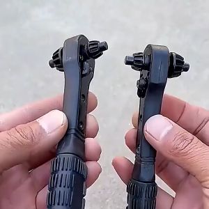 2 In 1 Drill Chuck Key Wrench Multifunction Drill Chuck Ratchet Wrench for Electric Drills